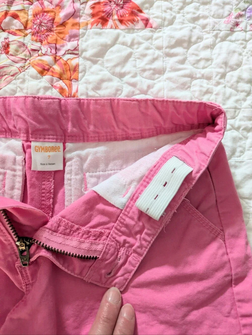 4/$25 Pink Gymboree Canvas Shorts